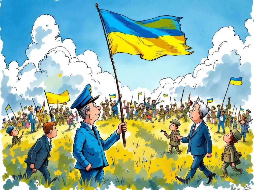Ukraine still standing, flag flying, the question unresolved, Europe committed, the story not over